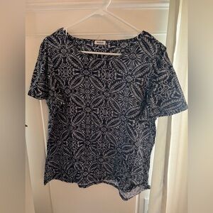 Westport Blue Short Sleeve Shirt Size 1X